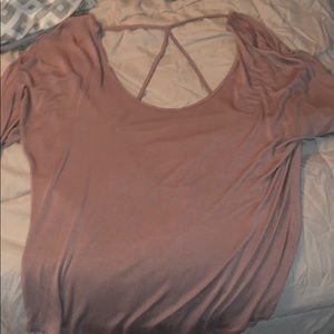 charlotte russe backless tee